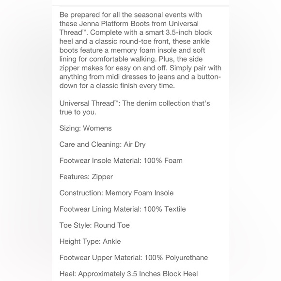 Universal Thread Heeled Boot - Picture 5 of 5